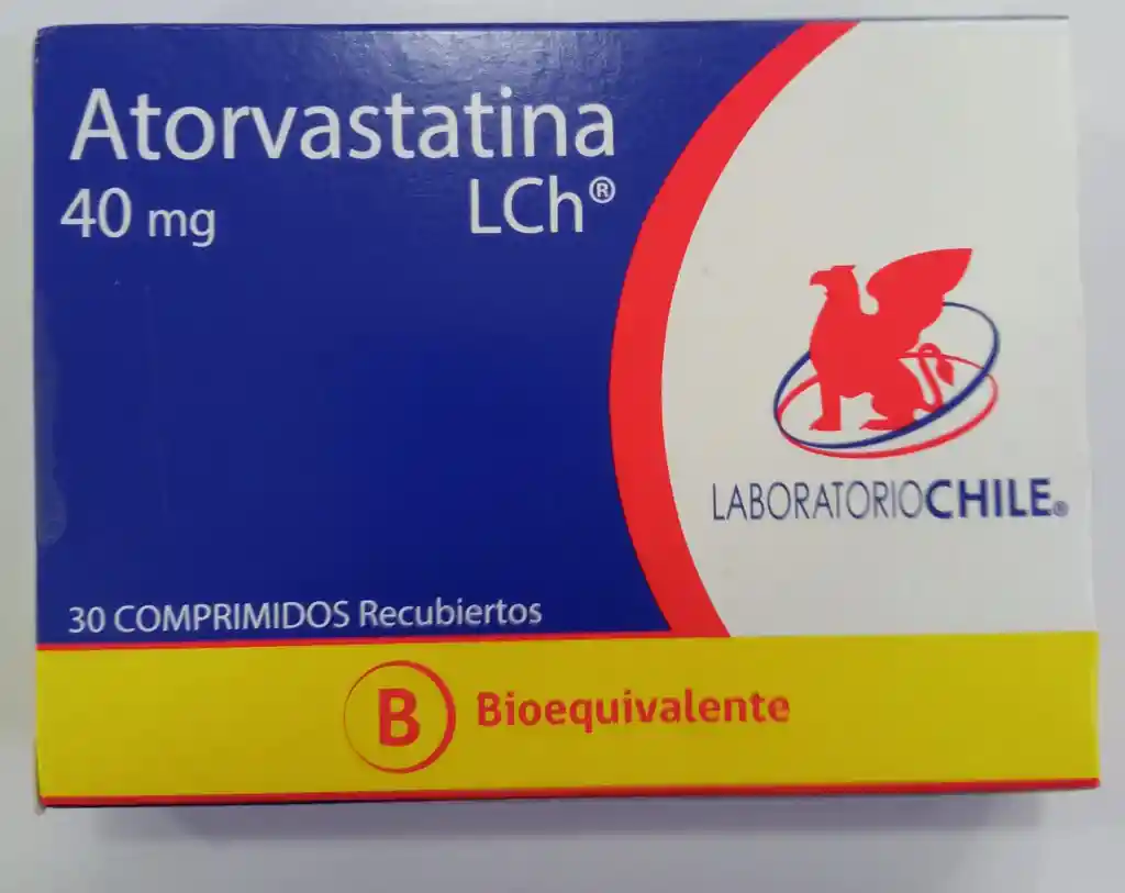 Atorvastatina 40 Mg Comprimidos Recubiertos X 30