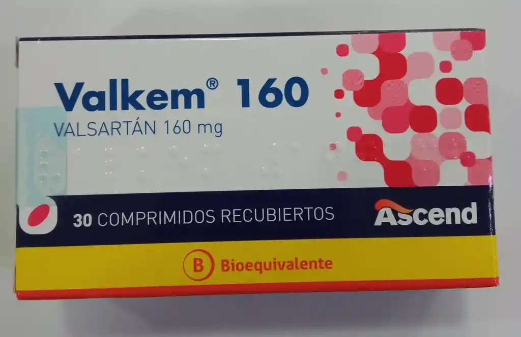 Valkem 160 Mg X 30 Comprimidos Recubiertos