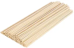 Palo De Madera Redondo 30cms X 0.4 Mm