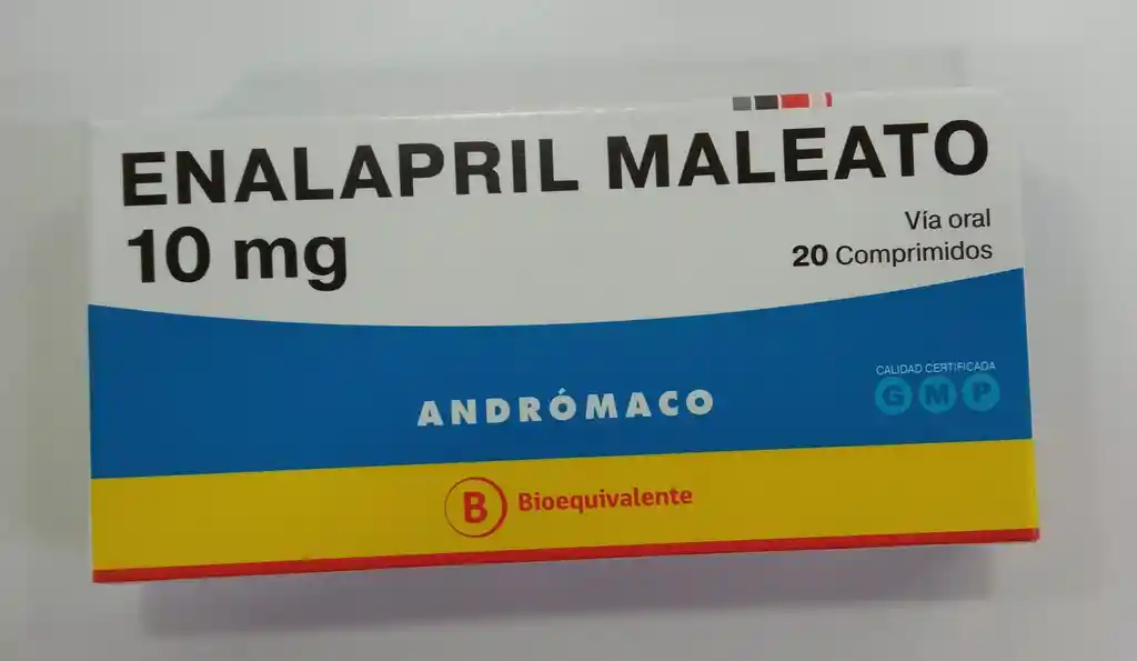 Enalapril Maleato 10 Mg Comprimidos X 20