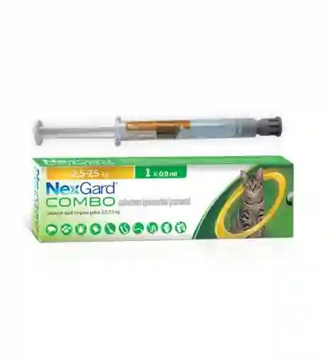 Broadline / Nexgard Combo 2.5 A 7.5 Kg Antiparasitario Gato