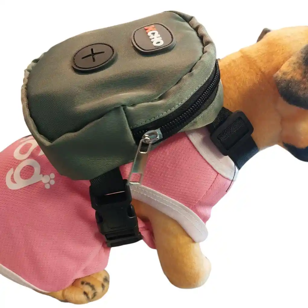 Xcho - Bolsa Para Premios Y Snack Con Dispensador De Bolsas Higienicas Tipo Arnes - Perros Pequeños