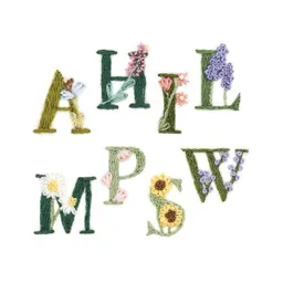 Kit Pega Y Borda Alfabeto Floral Rico