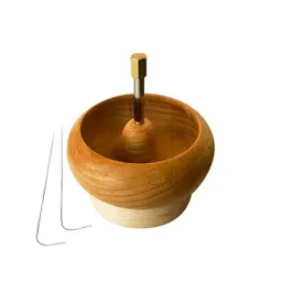 Enhebrador Giratorio De Mostacillas Madera Revesderecho