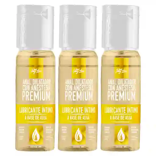 Pack Triple Lubricante Anal Con Anestesia 90ml