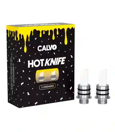 Hot Knife 2uds Rosca 510 Calvo Glass
