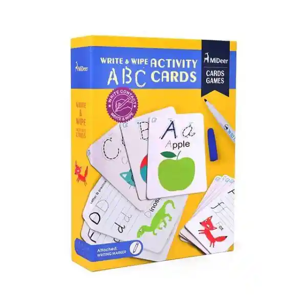 Tarjetas Abecedario Escribir Y Borrar