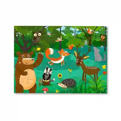Puzzle Jumbo 35 Piezas - El Bosque