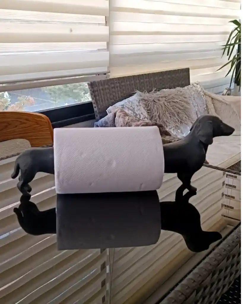 Portas Toalla De Papel Perrito Salchicha