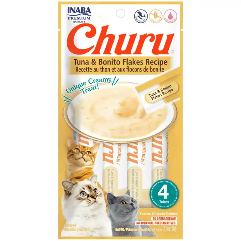 Churu Snack Gato Atun Con Bonito 56gr
