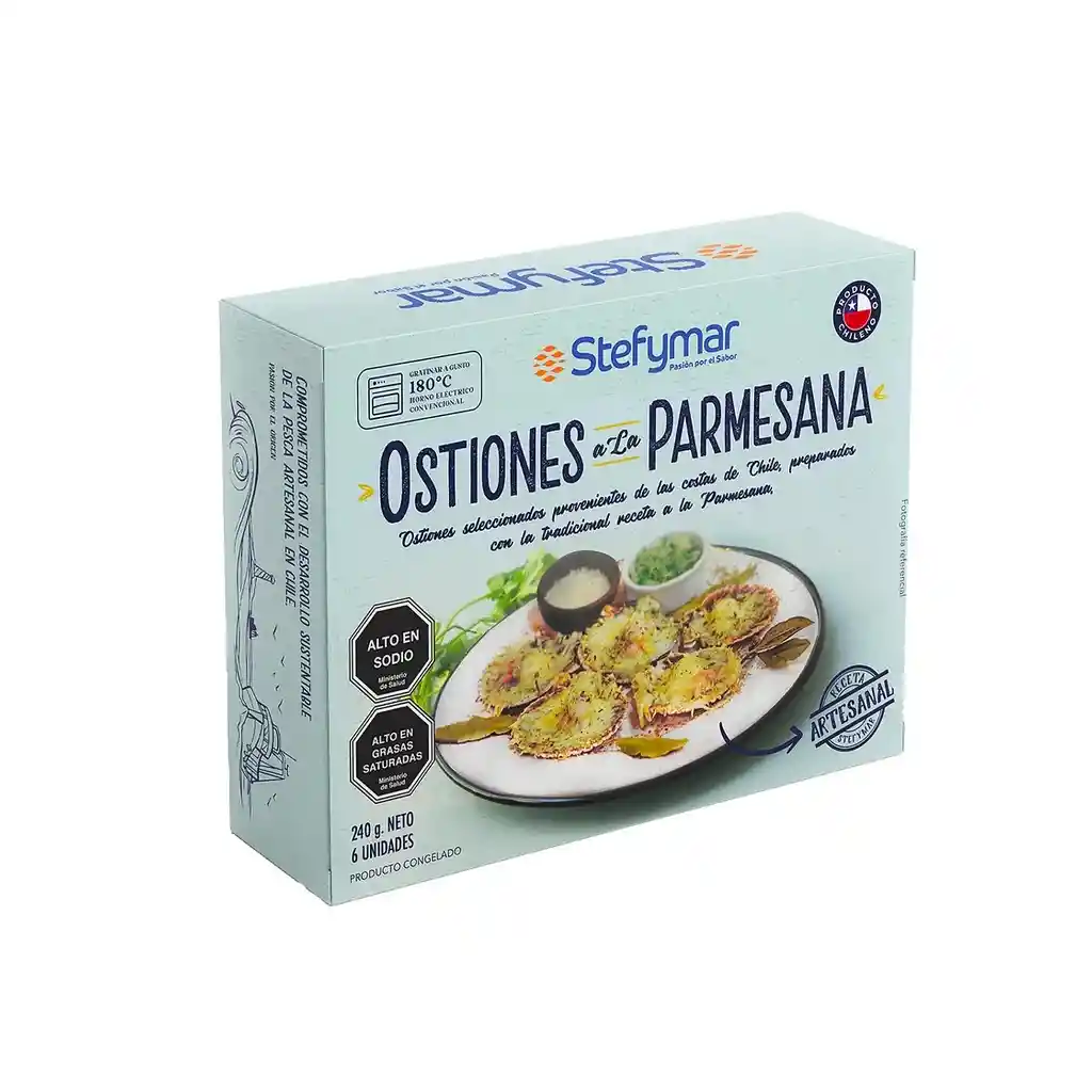 Ostiones Parmesana 6 Unid