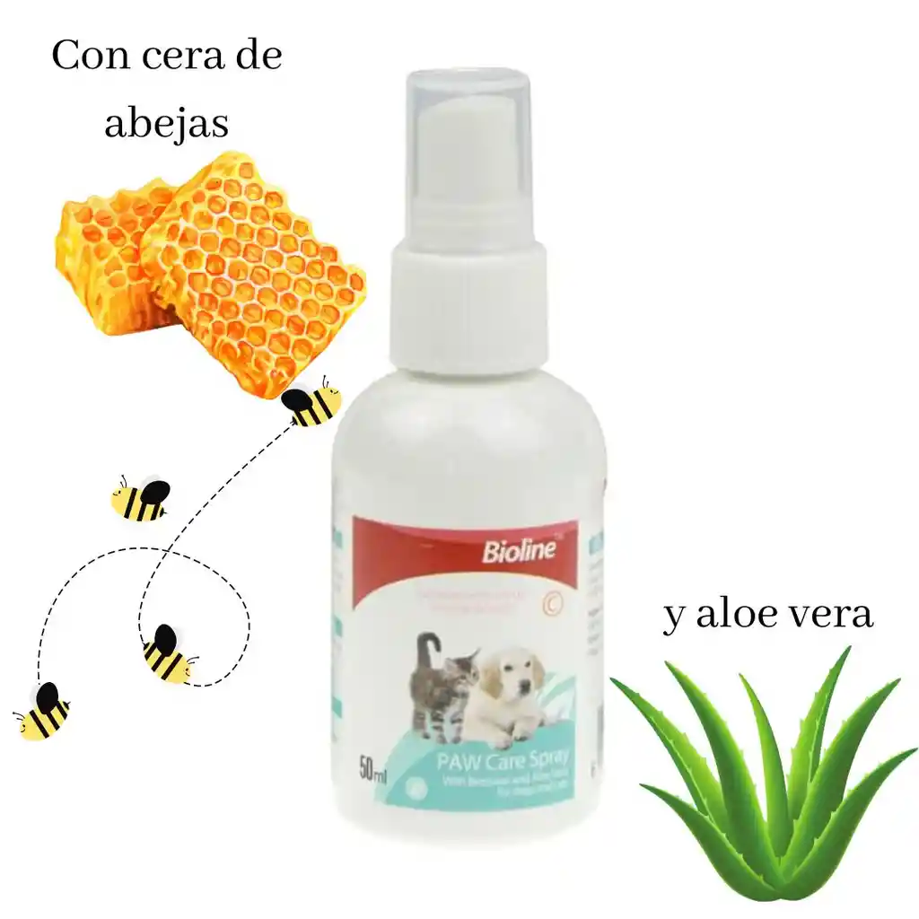 Spray Para El Cuidado De Patas De Bioline 50 Ml