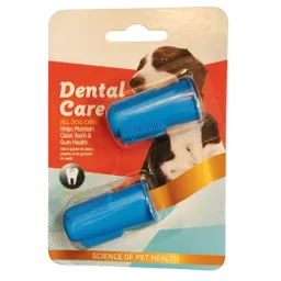 Mondo Mascotas - Set De 2 Cepillos Dentales De Dedo Para Perros (13044)