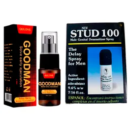Pack Retardante Masculino Stud 100 + Goodman Spray