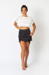 Satin Nacarado Top Xs