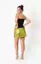 Falda Verde Lentejuelas S