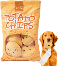 Mondo Mascotas - Juguete Interactivo Bolsa De Papas Con Sonido De Papel Para Perros.
