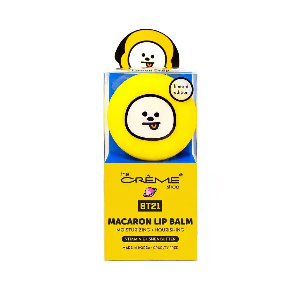 Bálsamo Labial Bt21 Chimmy Macaron Lip Balm - Lemon Drop