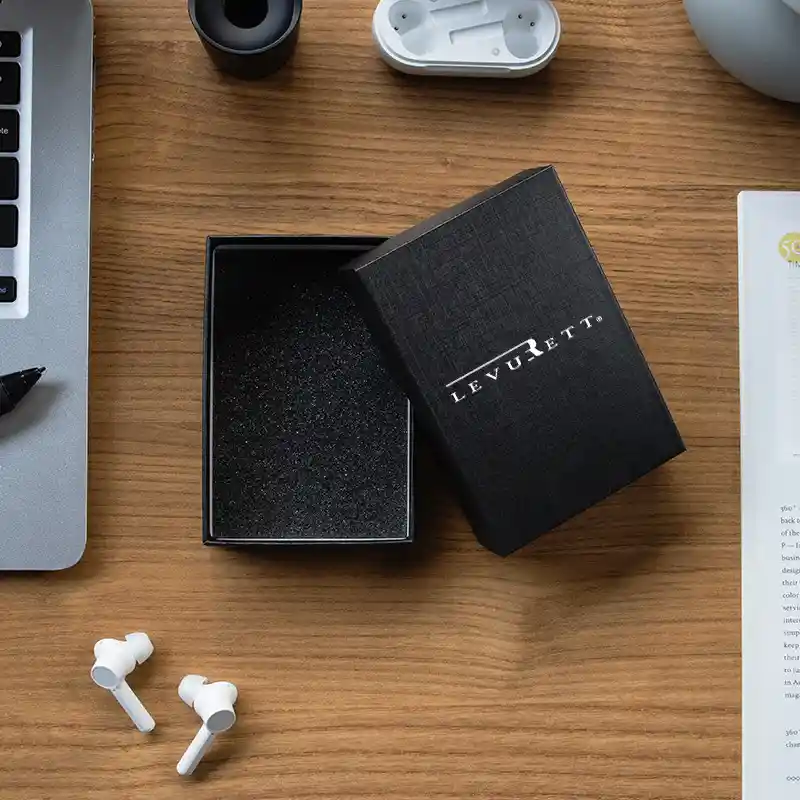 Billetera De Cuero Con Deslizador De Tarjetas Pop Up - Levurett Lv203 Azul