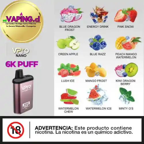 Vpro Nano 6000 Watermelon Ice