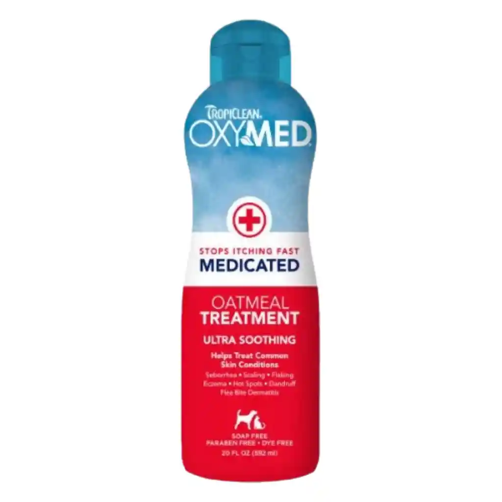Tropiclean Oxymed, Acondicionador Anti Picazón Para Perros Gatos (592 Ml)