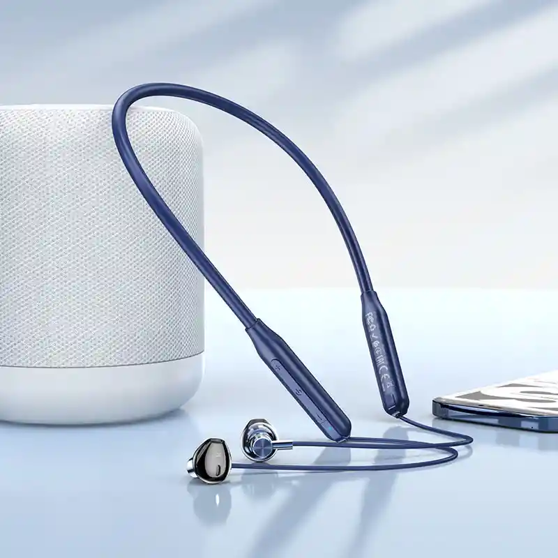 Audífonos Bluetooth 5.0 Inalambrico Hoco Es58 Con Micrófono Deportivo Azul