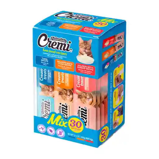 Naturalistic Cremi Box Sea Food Receta Mariscos Mix 30 Unidades