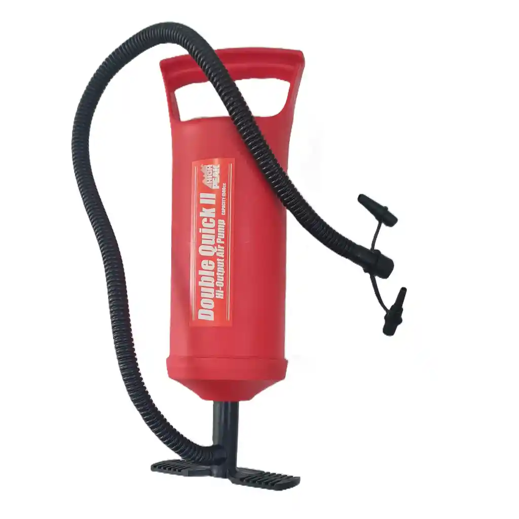 Inflador High Peak Doble Accion 1,5lt Rojo 300gr
