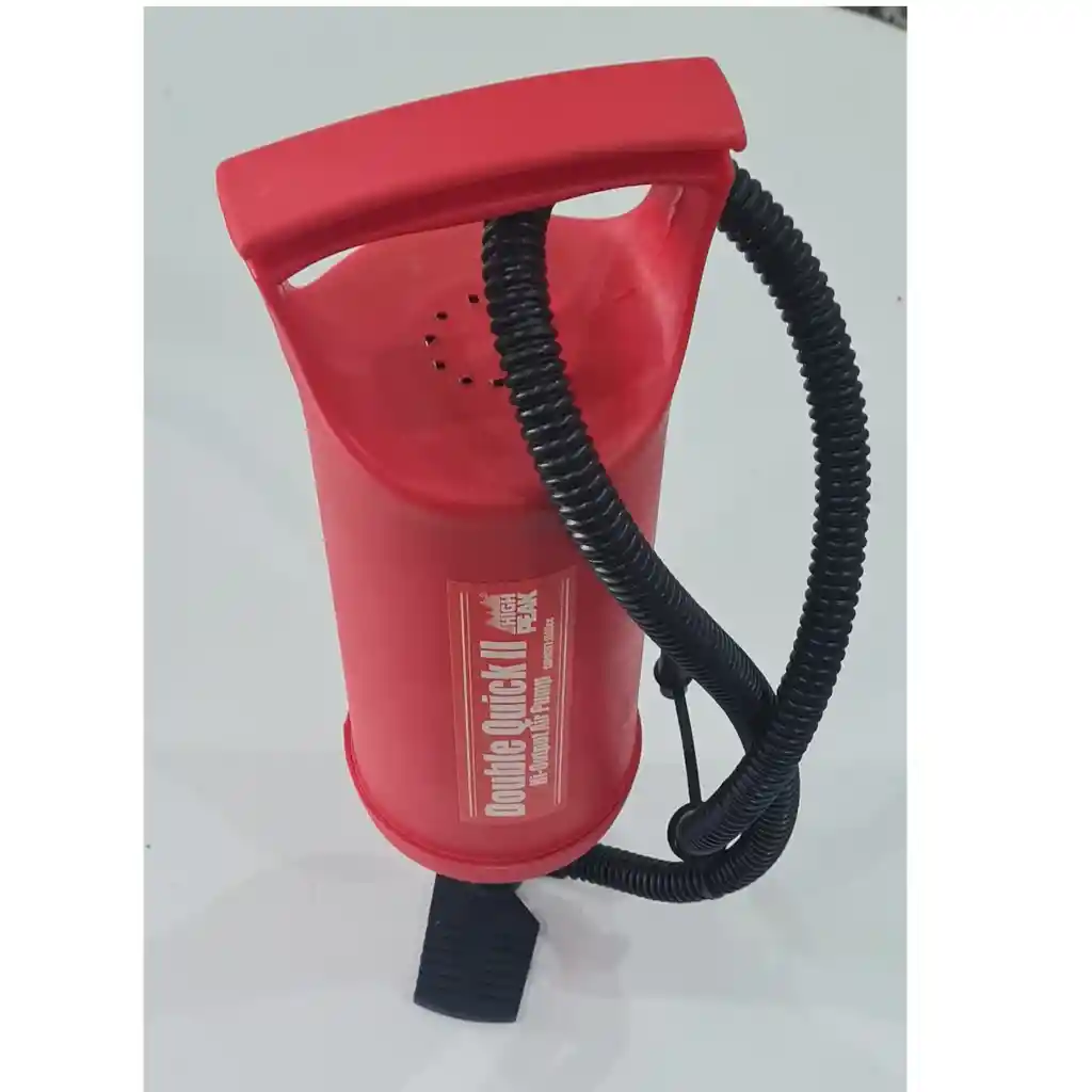 Inflador High Peak Doble Accion 1,5lt Rojo 300gr