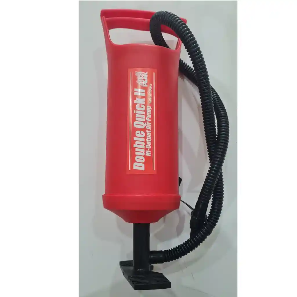 Inflador High Peak Doble Accion 1,5lt Rojo 300gr