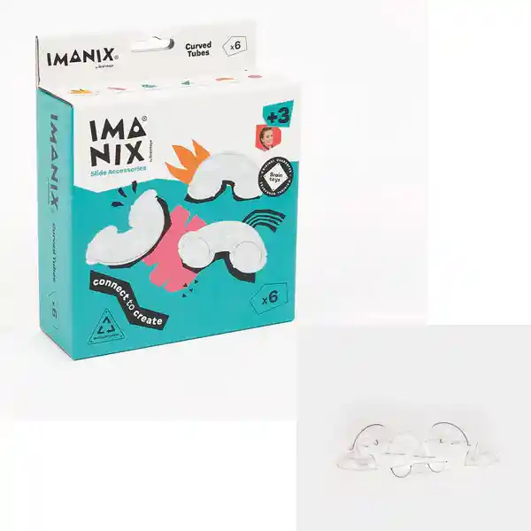 Imanix Accesorios | Tobogán U 6 Piezas – Braintoys