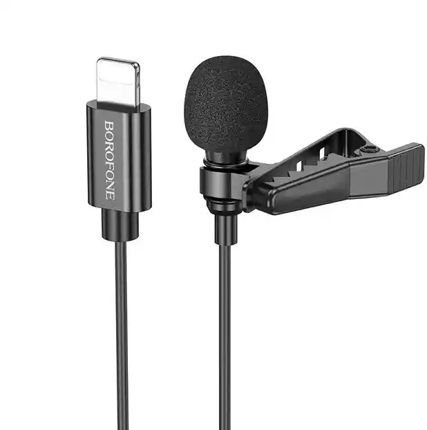 Micrófono Lavalier Borofone Bfk11 Lightning 2m