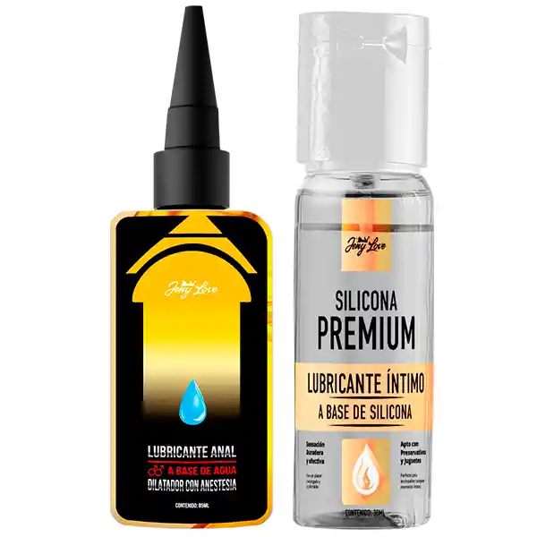 Pack Lubricante Anal Con Anestesia Y Lubricante De Silicona