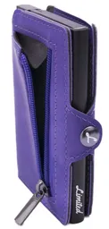 Billetera - Slim - Purple, Con Monedero