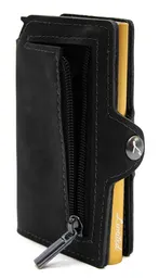 Billetera - Slim Black - Amarillo, Con Monedero