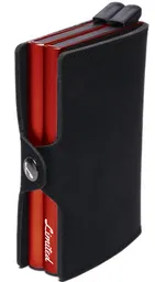 Billetera - Double - Black And Red, Sin Monedero