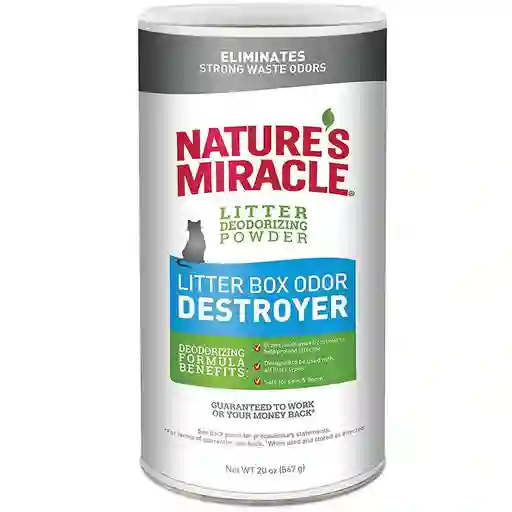 Natures Miracle Litter Box Removedor Olores 567gr