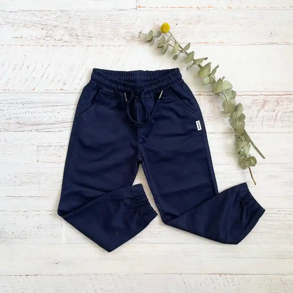 Pantalon Drill Matias Azul Talla 6 Años