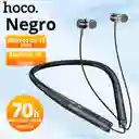 Audifonos Inalambricos Bluetooth Sports Deportivos Hoco Es71 70hrs Negro