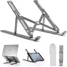 Soporte Portatil Aluminio Plegable Para Notebook Tablet
