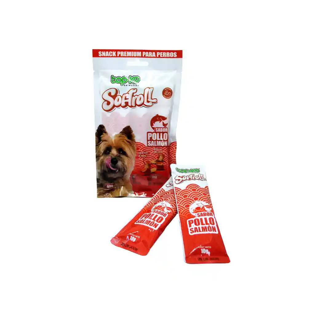 Topk9 Snack Softroll Sabor Pollo/salmón 40g