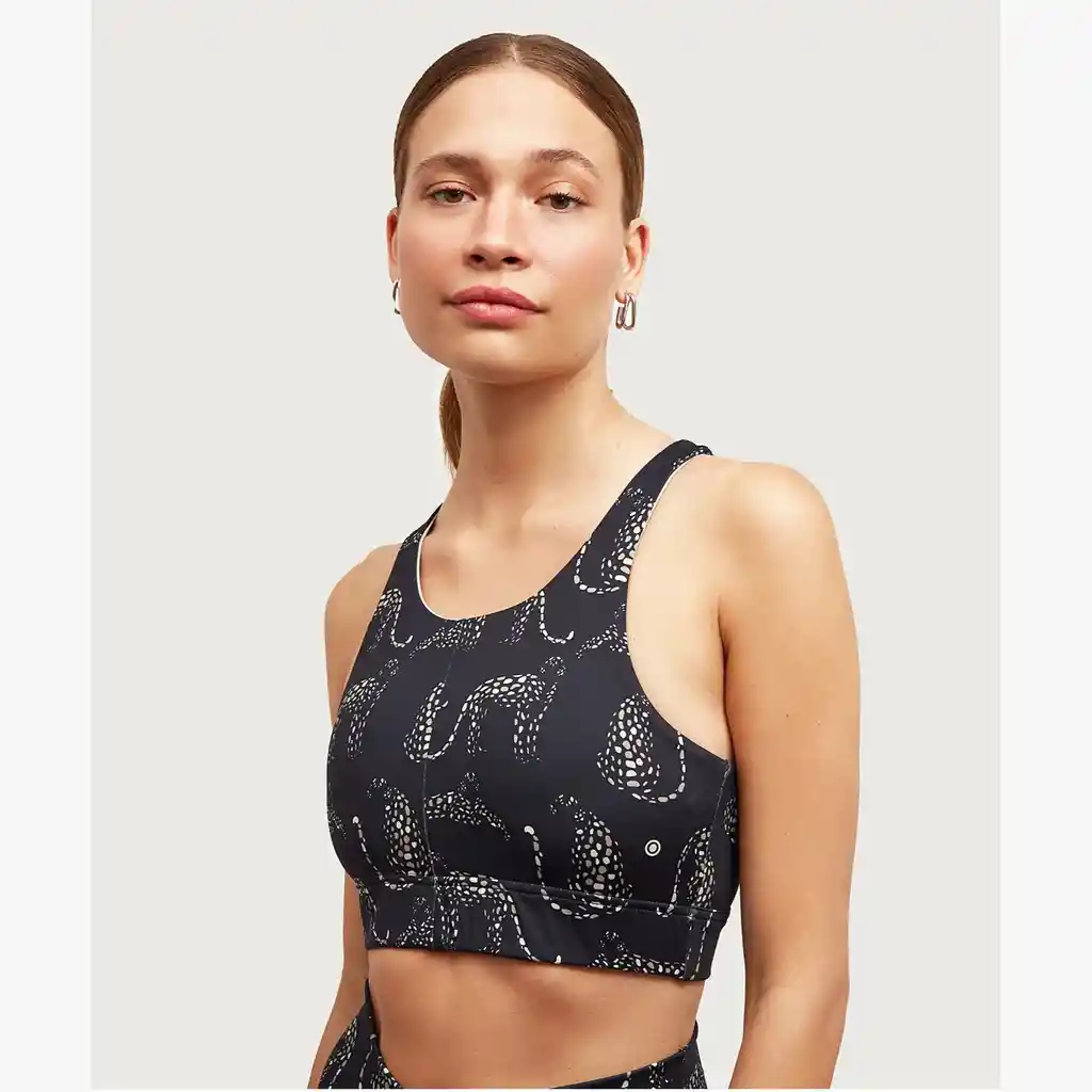 Peto Deportivo Mujer Halter Tigres L Negro