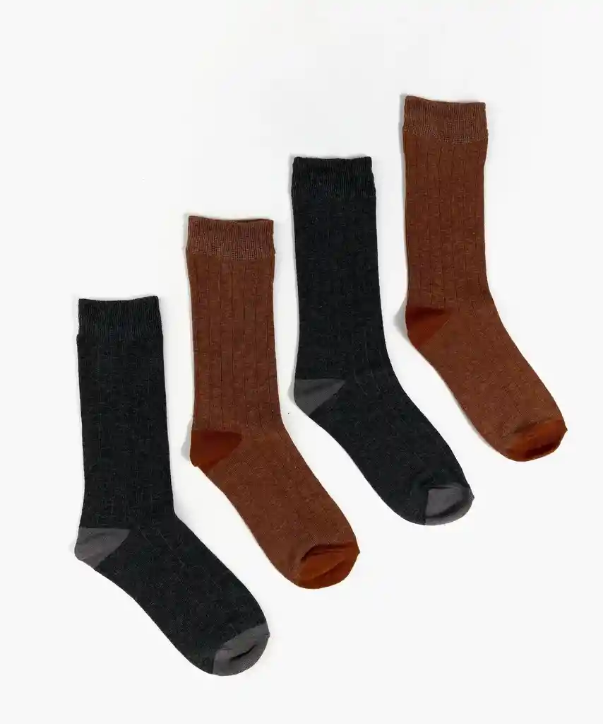 Set Calcetines Mujer M/l Terracota