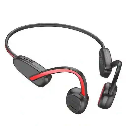 Audifonos Inalambricos Bluetooth Deportivos Borofone Be62 Conduccion Osea Rojo