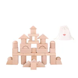Constructor 42 Bloques Jumbo De Madera Natural