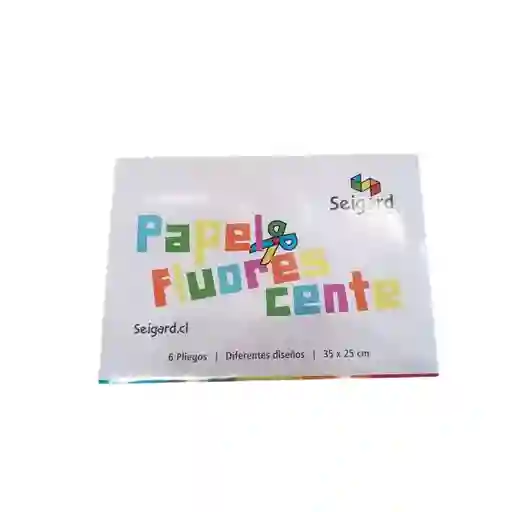 Papel Fluorescente 6 Pliegos