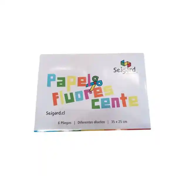 Papel Fluorescente 6 Pliegos