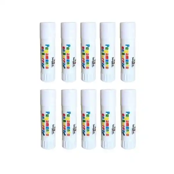 Pegamentos En Barra 21 Gramos Set De 10 Un