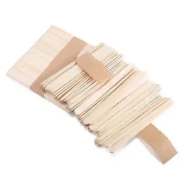 Palos De Helado Jumbo Color Natural 100 Un