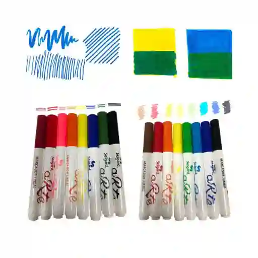 Lapices Marcadores De Arte 32 Pcs